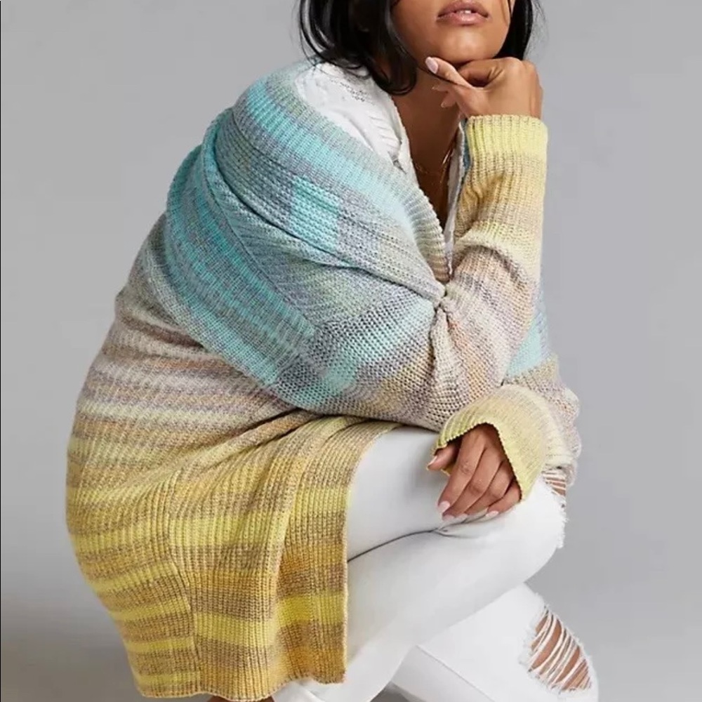 Anthropologie space dyed cardigan